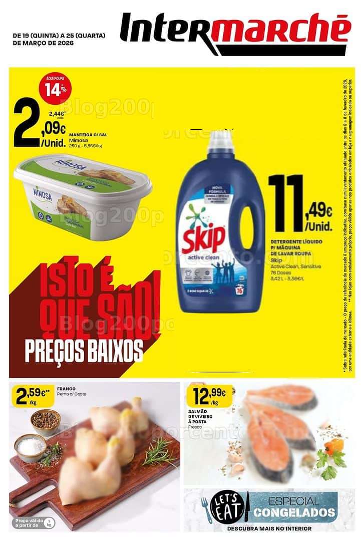 Antevisão Folheto INTERMARCHÉ Super Promoções de 19 a 25 março