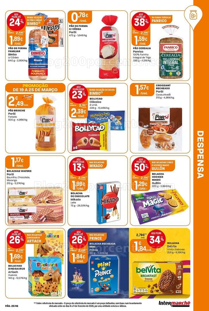 Antevisão Folheto INTERMARCHÉ Super Promoções de 19 a 25 março
