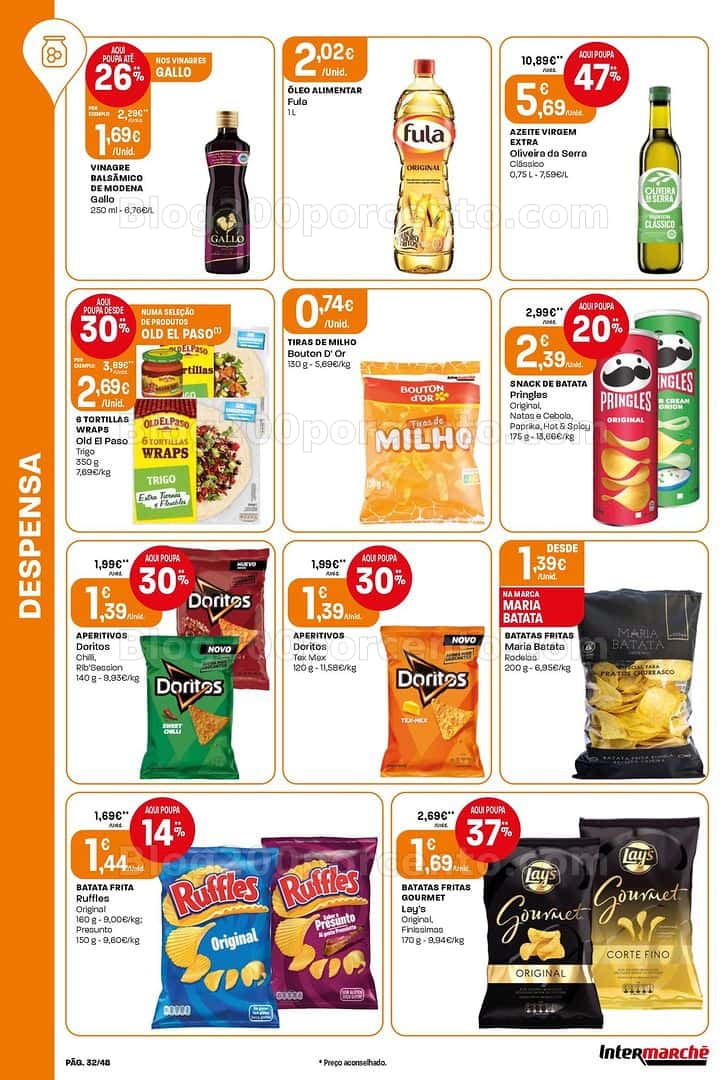 Antevisão Folheto INTERMARCHÉ Super Promoções de 19 a 25 março