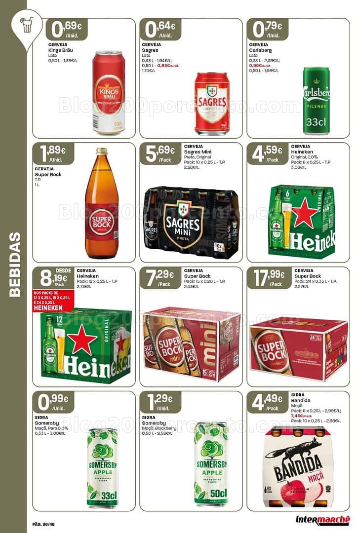 Antevisão Folheto INTERMARCHÉ Super Promoções de 19 a 25 março