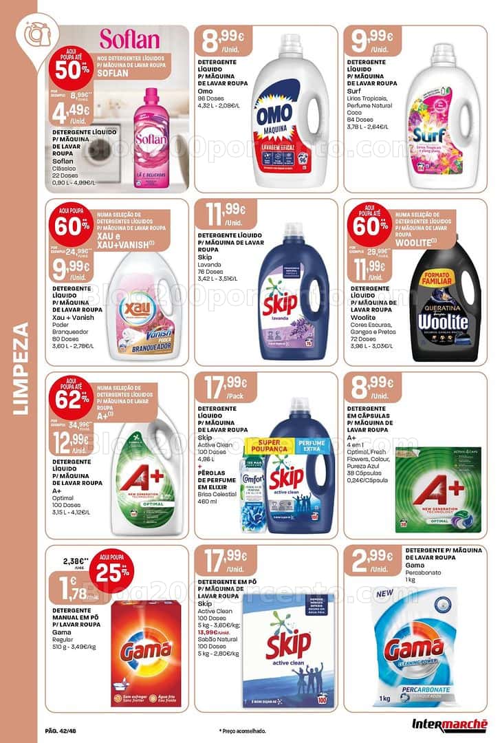 Antevisão Folheto INTERMARCHÉ Super Promoções de 19 a 25 março