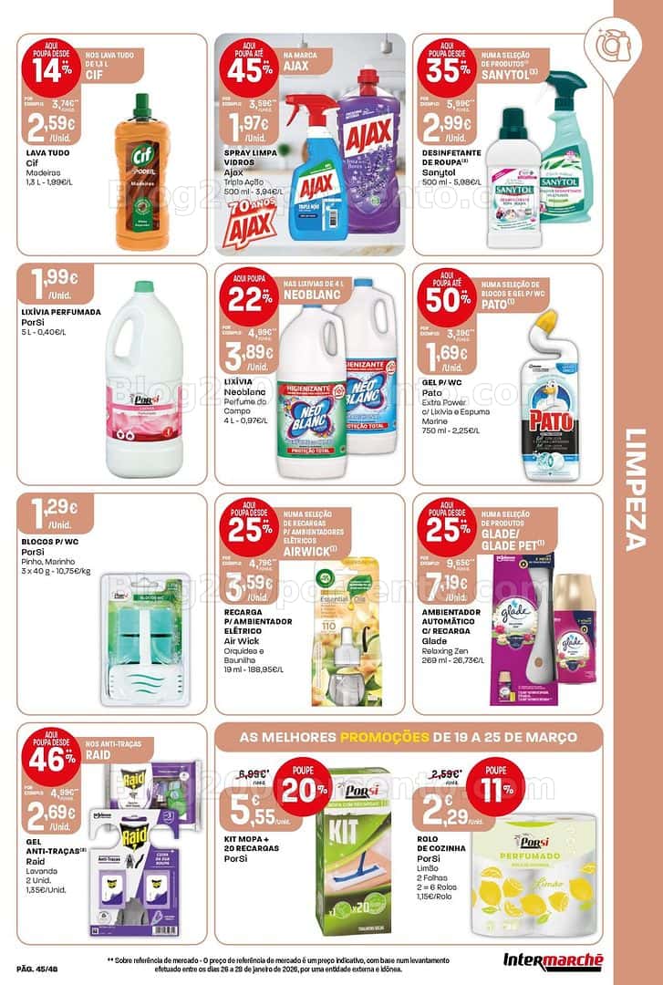Antevisão Folheto INTERMARCHÉ Super Promoções de 19 a 25 março