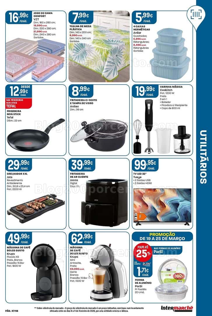 Antevisão Folheto INTERMARCHÉ Bazar Super Promoções de 19 a 25 março