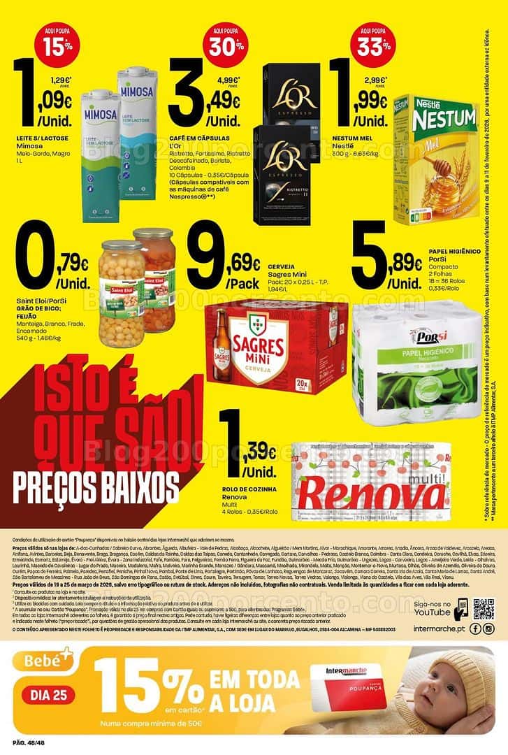Antevisão Folheto INTERMARCHÉ Super Promoções de 19 a 25 março