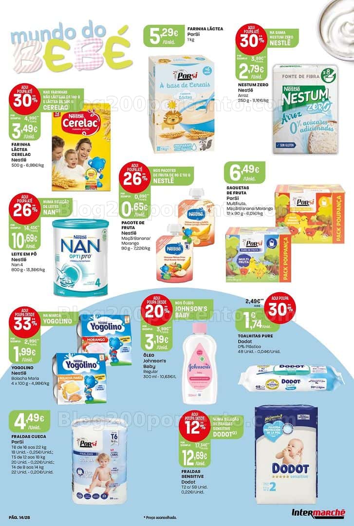 Antevisão Folheto INTERMARCHÉ Contact Promoções de 12 a 18 março