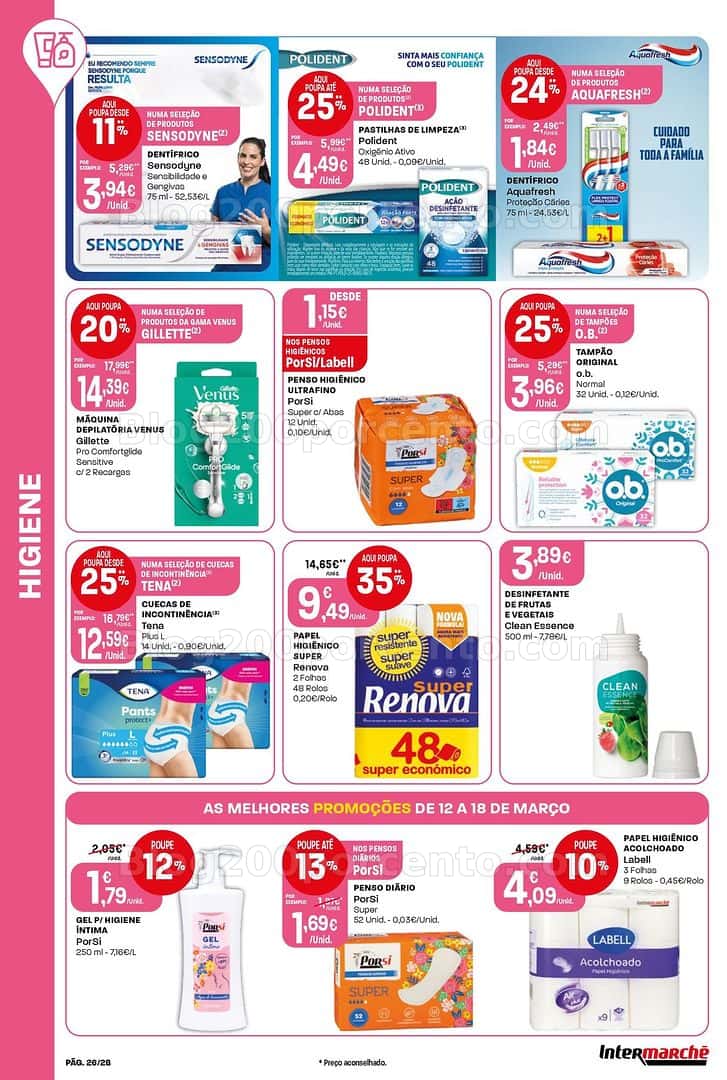 Antevisão Folheto INTERMARCHÉ Contact Promoções de 12 a 18 março