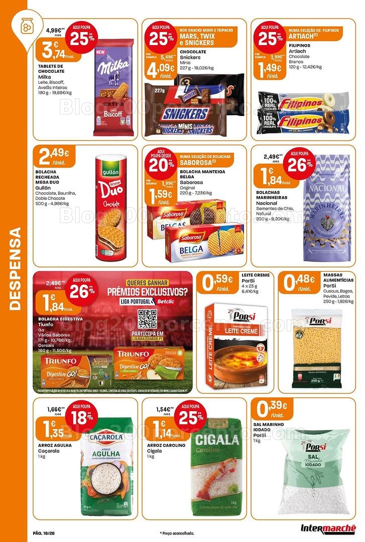 Antevisão Folheto INTERMARCHÉ Contact Promoções de 5 a 11 março
