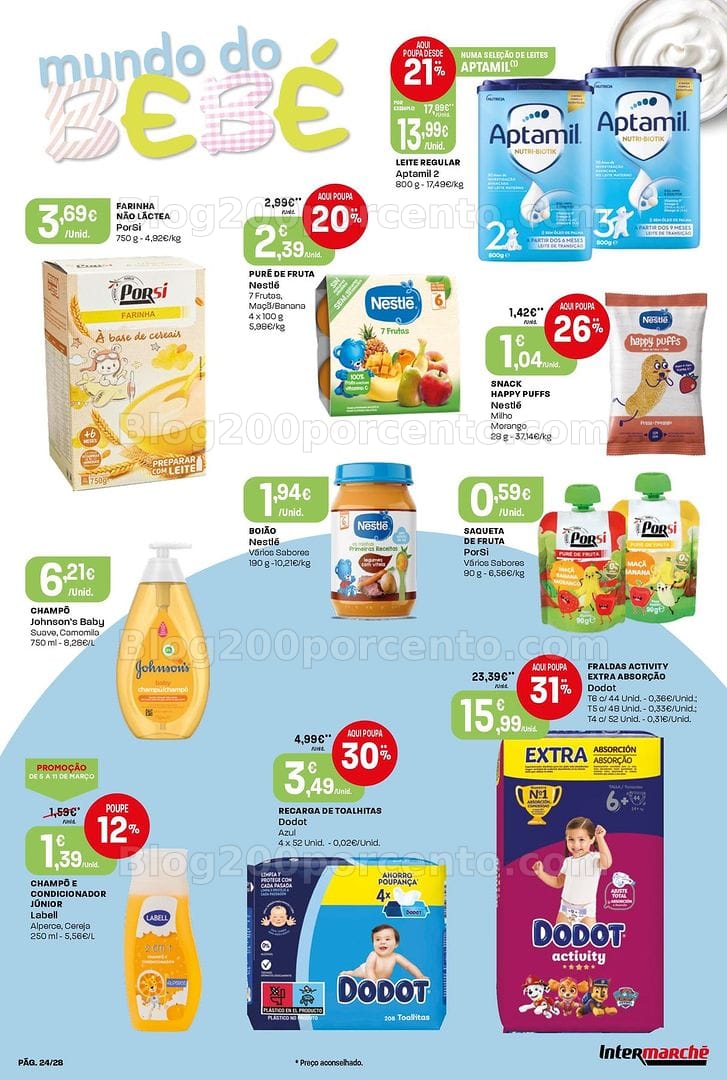 Antevisão Folheto INTERMARCHÉ Contact Promoções de 5 a 11 março