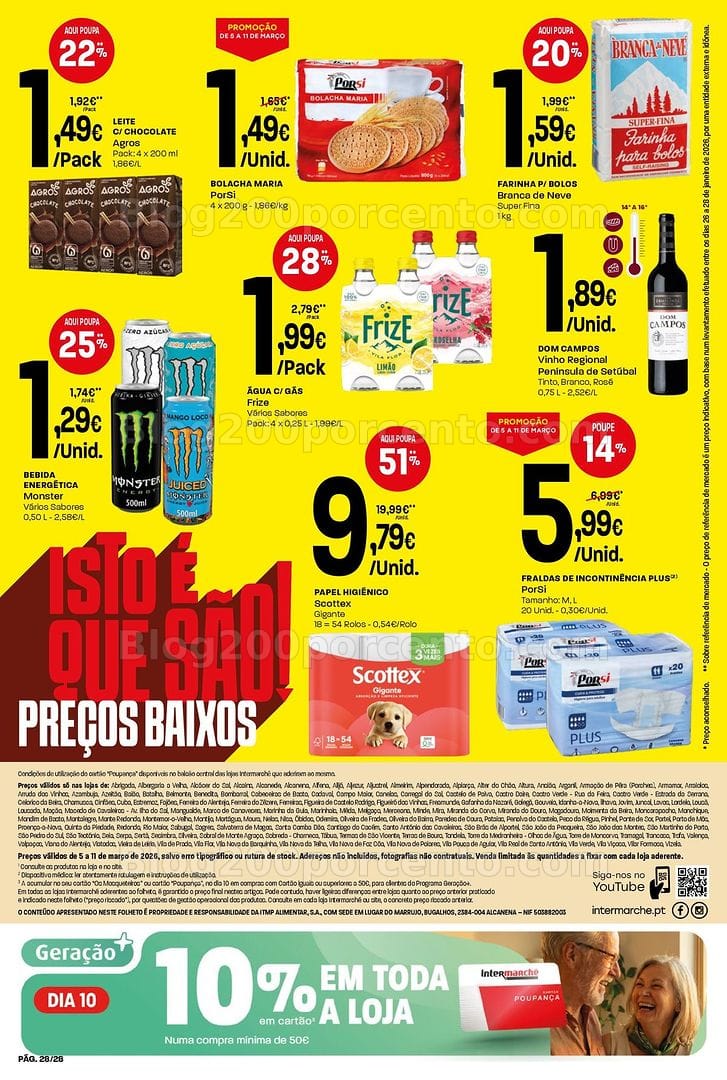 Antevisão Folheto INTERMARCHÉ Contact Promoções de 5 a 11 março