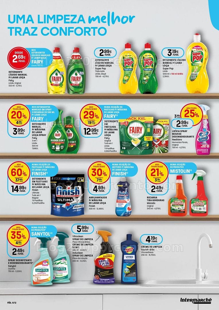 Antevisão Folheto INTERMARCHÉ Especial Limpeza Promoções de 5 a 18 março