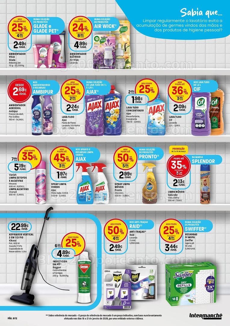 Antevisão Folheto INTERMARCHÉ Especial Limpeza Promoções de 5 a 18 março