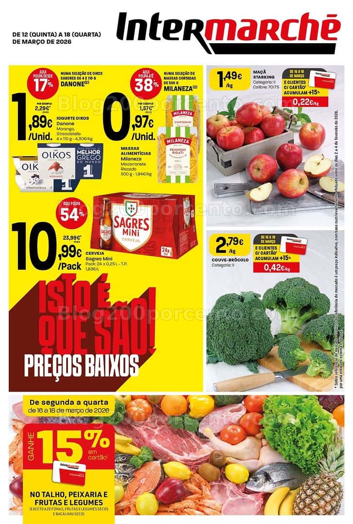 Antevisão Folheto INTERMARCHÉ Mini Promoções de 12 a 18 março
