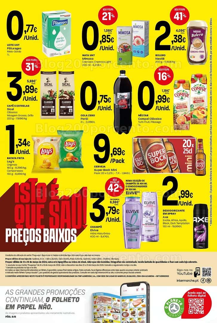 Antevisão Folheto INTERMARCHÉ Mini Promoções de 12 a 18 março