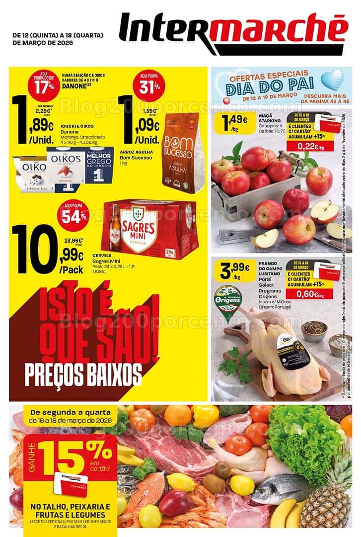 Antevisão Folheto INTERMARCHÉ Super Promoções de 12 a 18 março