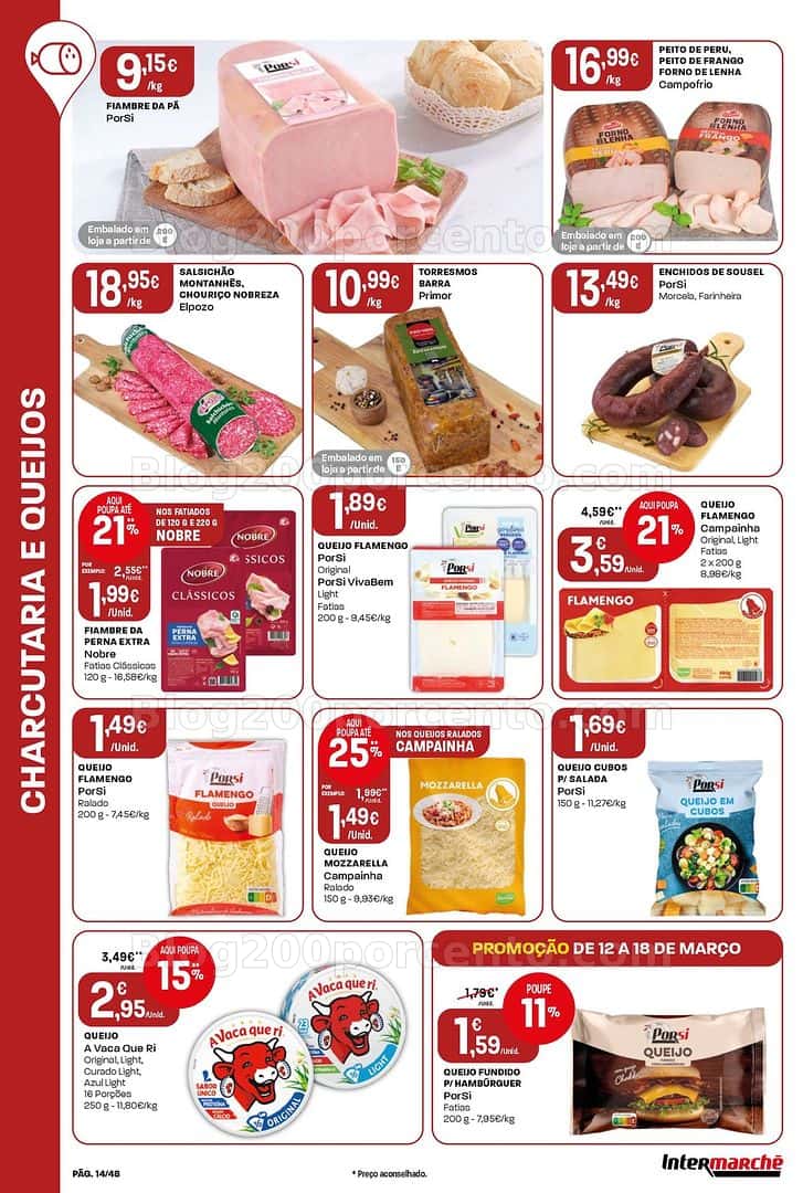 Antevisão Folheto INTERMARCHÉ Super Promoções de 12 a 18 março