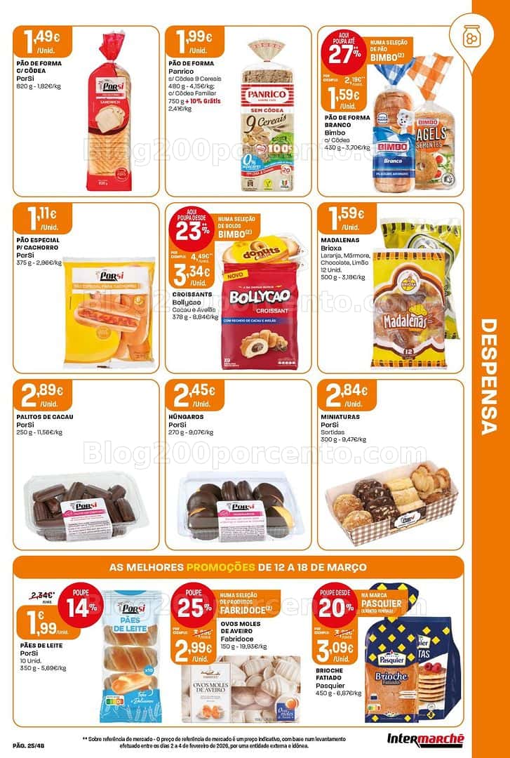 Antevisão Folheto INTERMARCHÉ Super Promoções de 12 a 18 março