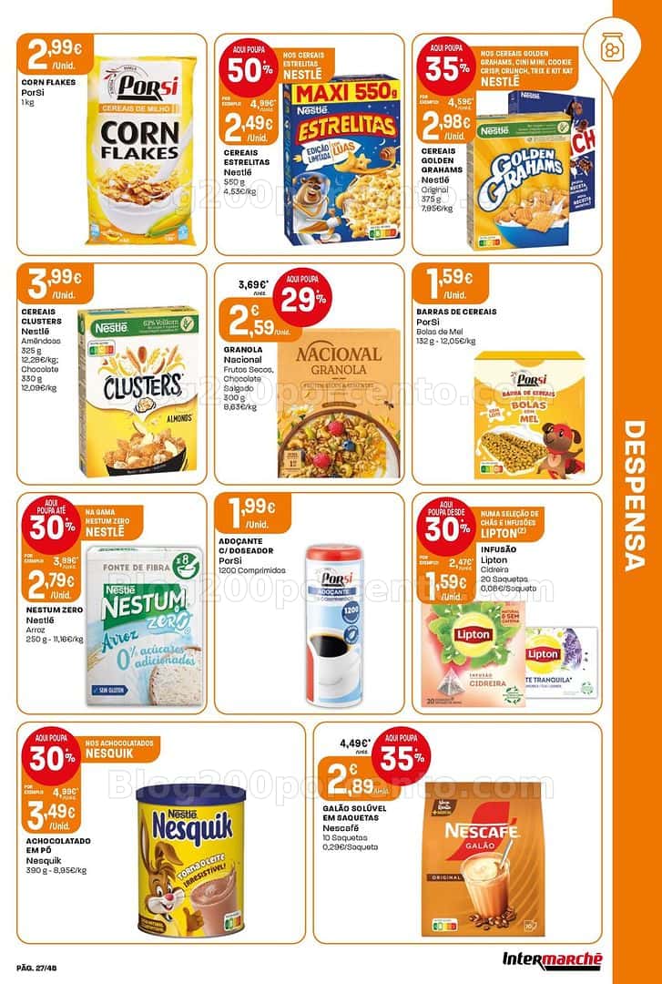 Antevisão Folheto INTERMARCHÉ Super Promoções de 12 a 18 março