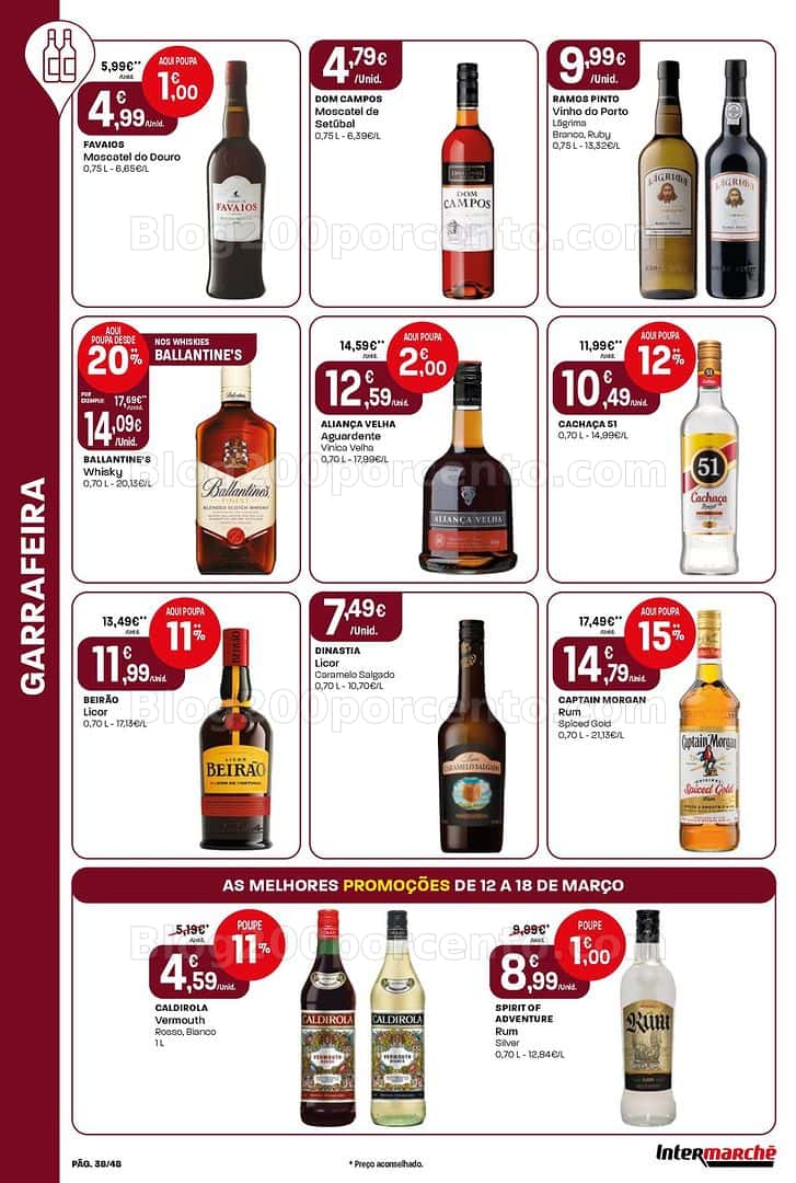 Antevisão Folheto INTERMARCHÉ Super Promoções de 12 a 18 março