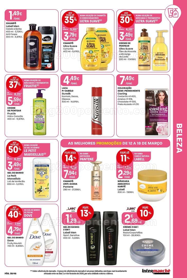 Antevisão Folheto INTERMARCHÉ Super Promoções de 12 a 18 março
