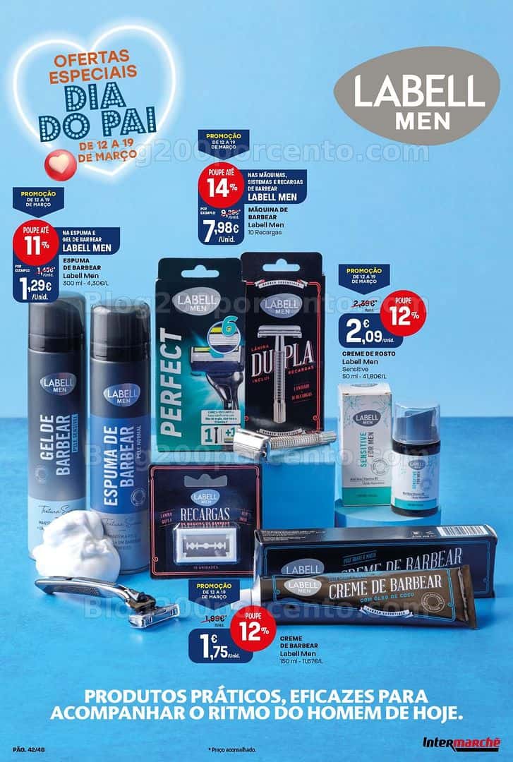 Antevisão Folheto INTERMARCHÉ Dia do Pai Promoções de 12 a 19 março