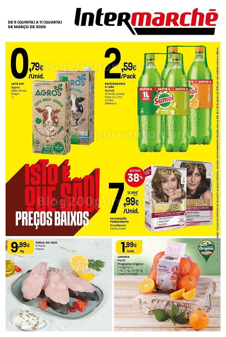 Antevisão Folheto INTERMARCHÉ Super Promoções de 5 a 11 março