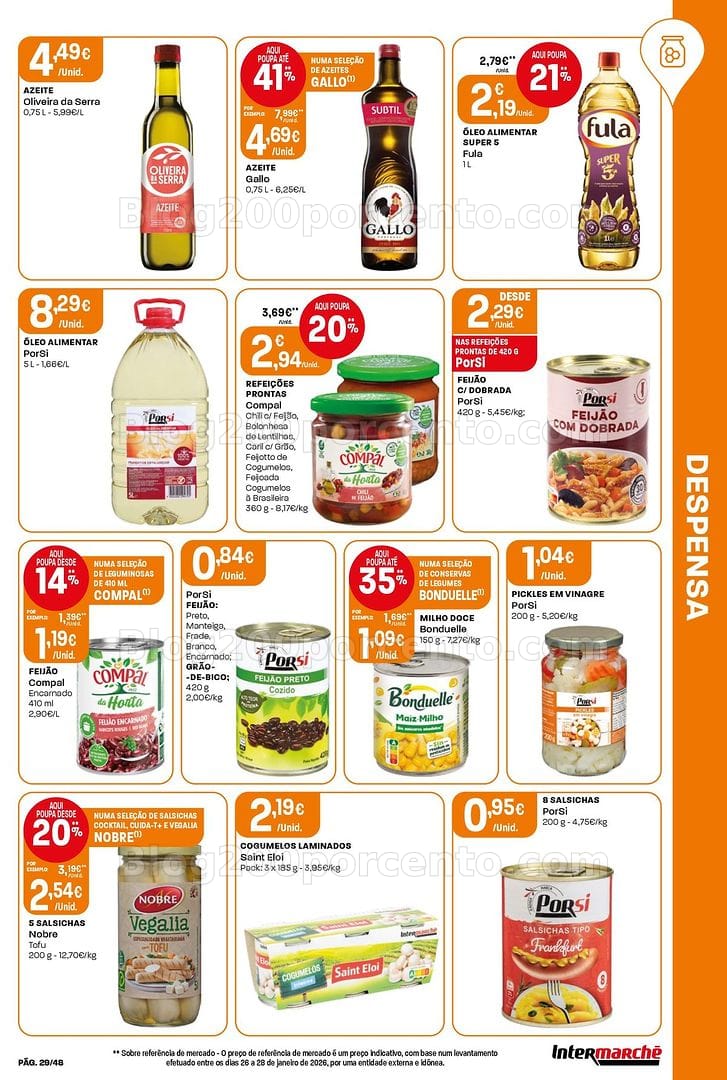 Antevisão Folheto INTERMARCHÉ Super Promoções de 5 a 11 março