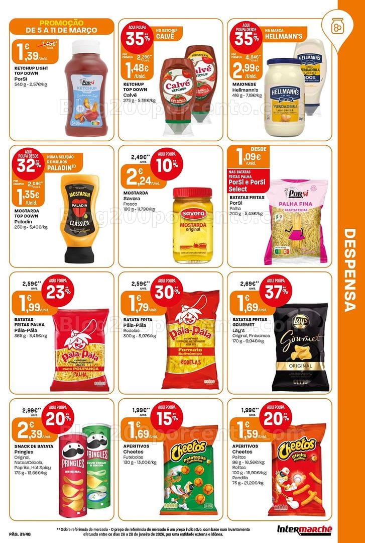 Antevisão Folheto INTERMARCHÉ Super Promoções de 5 a 11 março