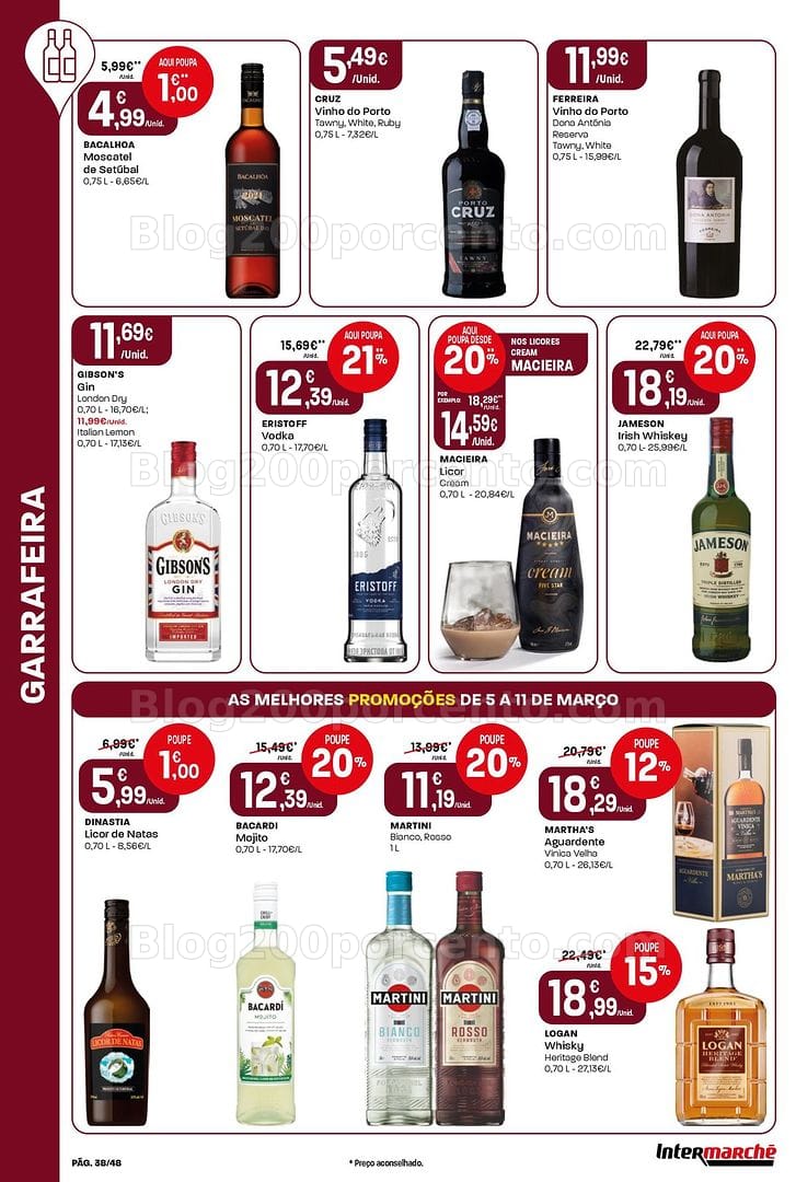 Antevisão Folheto INTERMARCHÉ Super Promoções de 5 a 11 março