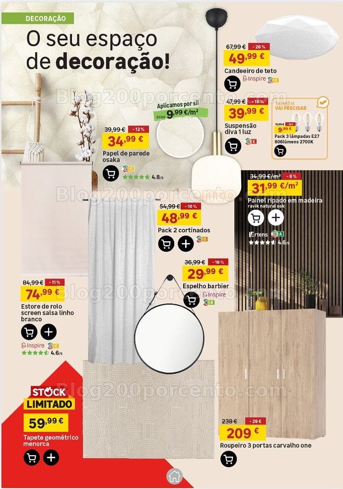 Antevisão Folheto LEROY MERLIN Promoções de 26 março a 28 abril