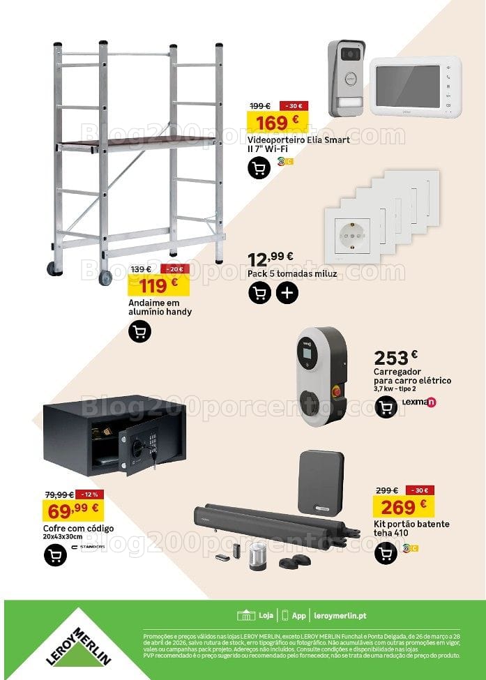 Antevisão Folheto LEROY MERLIN Promoções de 26 março a 28 abril