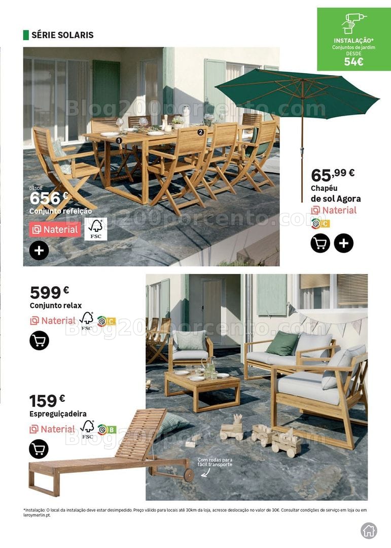 Antevisão Folheto LEROY MERLIN Jardim Promoções até 12 maio