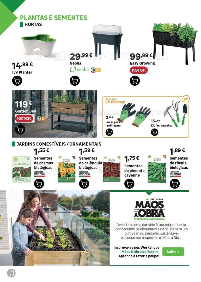 Antevisão Folheto LEROY MERLIN Jardim Promoções até 12 maio