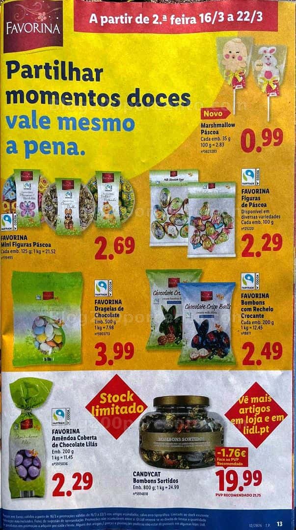Antevisão Folheto LIDL Promoções de 16 a 22 marco