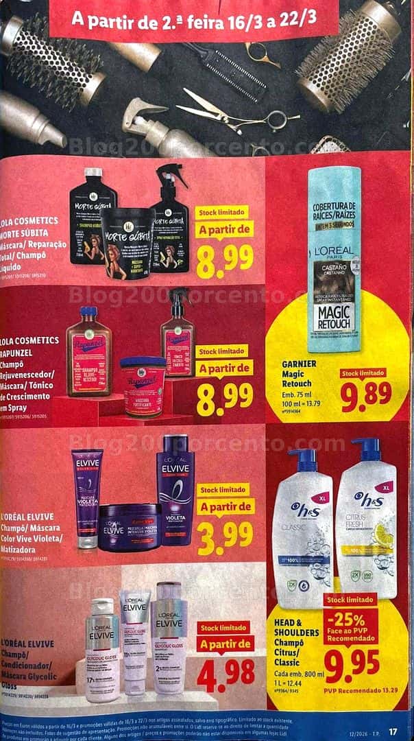 Antevisão Folheto LIDL Promoções de 16 a 22 marco