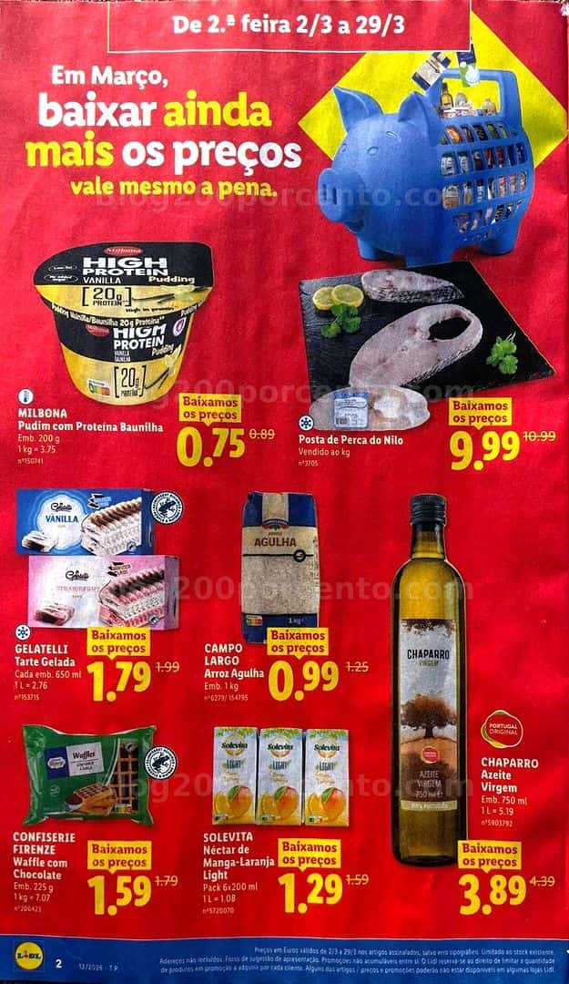 Antevisão Folheto LIDL Promoções de 16 a 22 marco