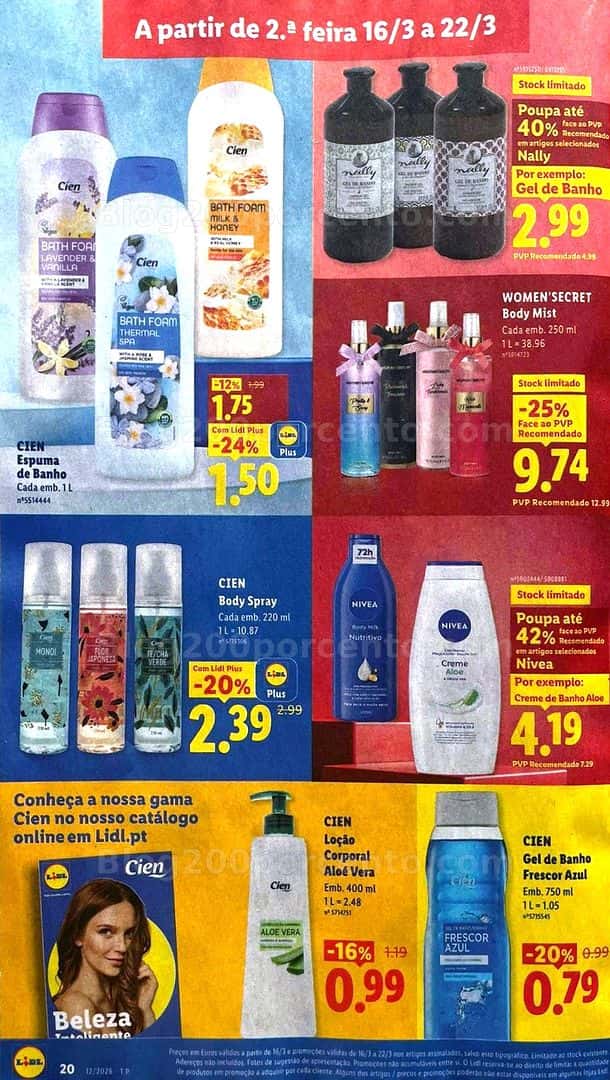 Antevisão Folheto LIDL Promoções de 16 a 22 marco