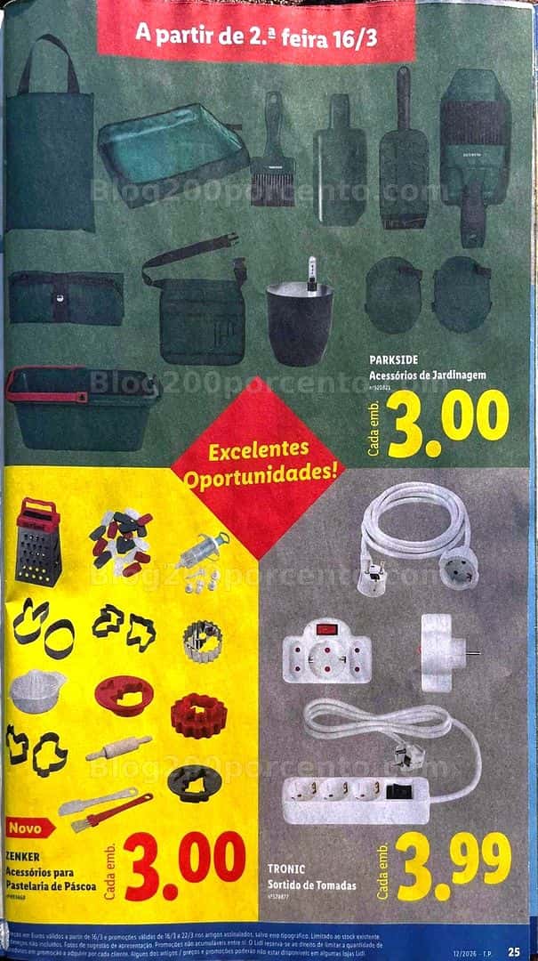 Antevisão Folheto LIDL Promoções de 16 a 22 marco