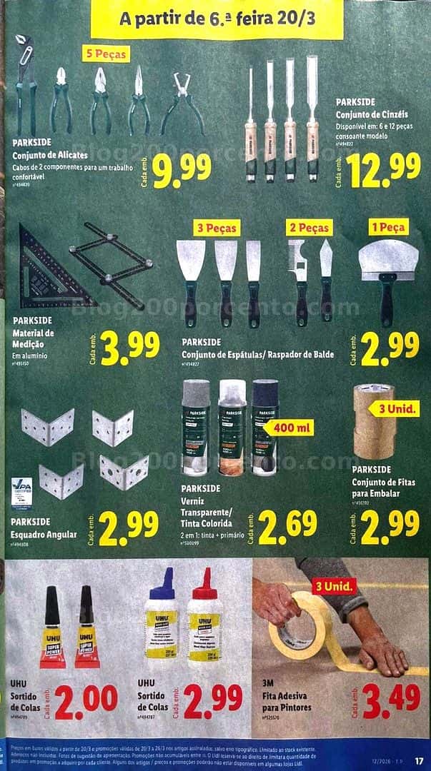 Antevisão Folheto LIDL Promoções de 16 a 22 marco