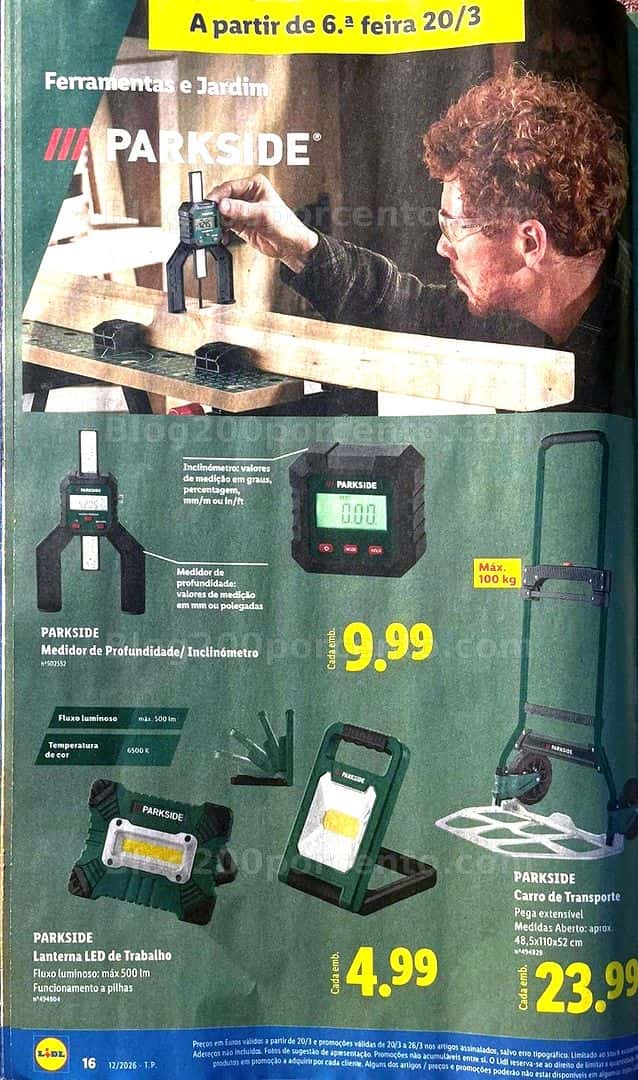 Antevisão Folheto LIDL Promoções de 16 a 22 marco