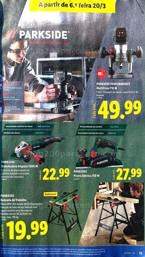 Antevisão Folheto LIDL Promoções de 16 a 22 marco