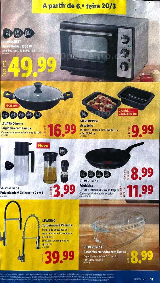 Antevisão Folheto LIDL Promoções de 16 a 22 marco