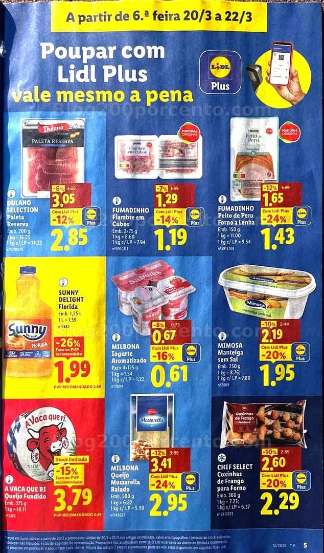 Antevisão Folheto LIDL Promoções de 16 a 22 marco