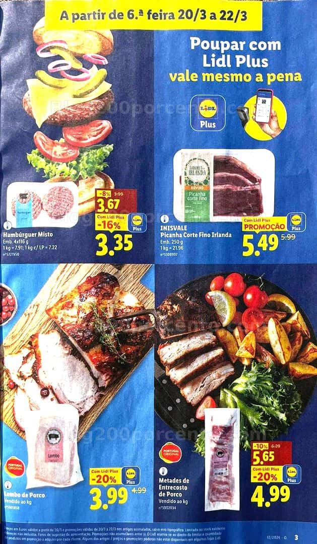 Antevisão Folheto LIDL Promoções de 16 a 22 marco