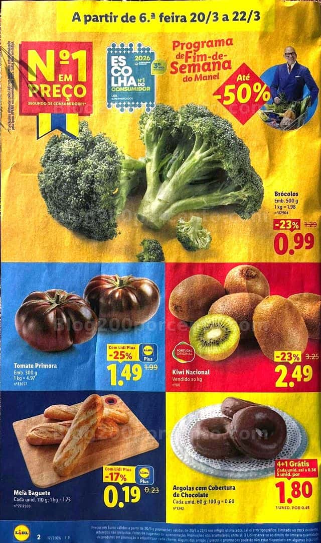 Antevisão Folheto LIDL Promoções de 16 a 22 marco