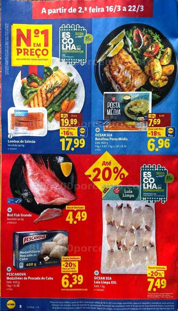 Antevisão Folheto LIDL Promoções de 16 a 22 marco