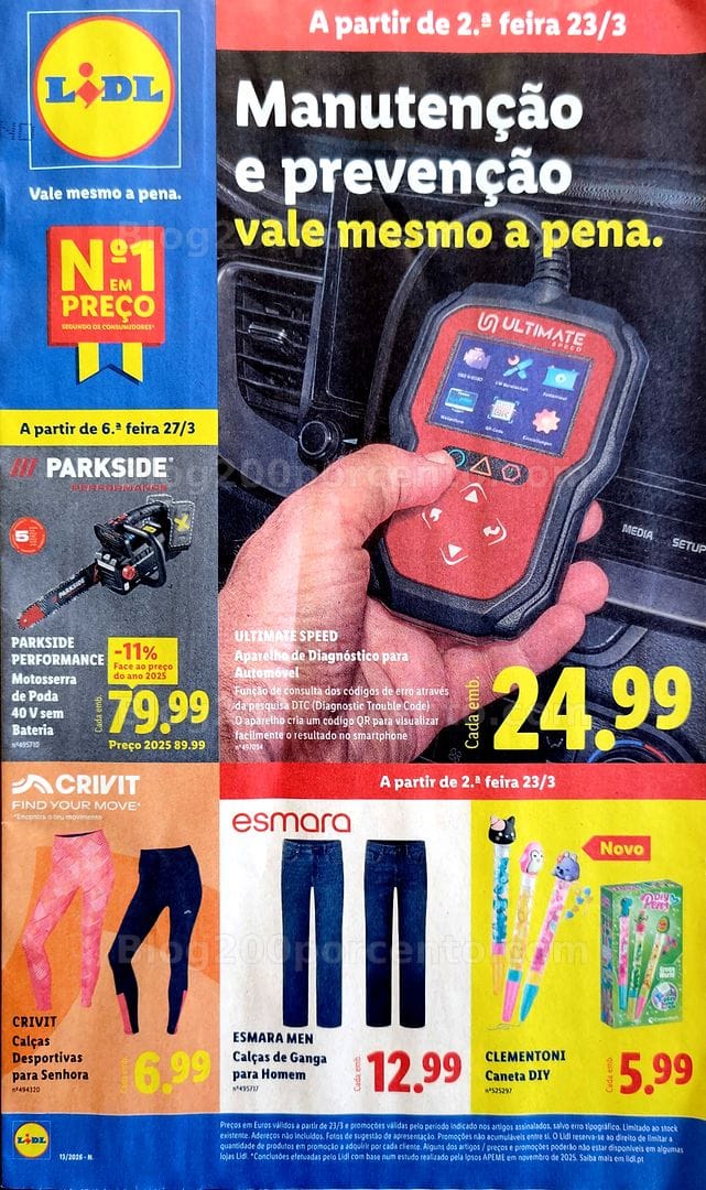 Antevisão Folheto LIDL Bazar Promoções de 23 março a 2 abril