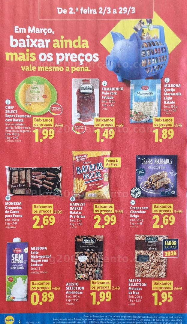 Antevisão Folheto LIDL Promoções de 23 a 29 março