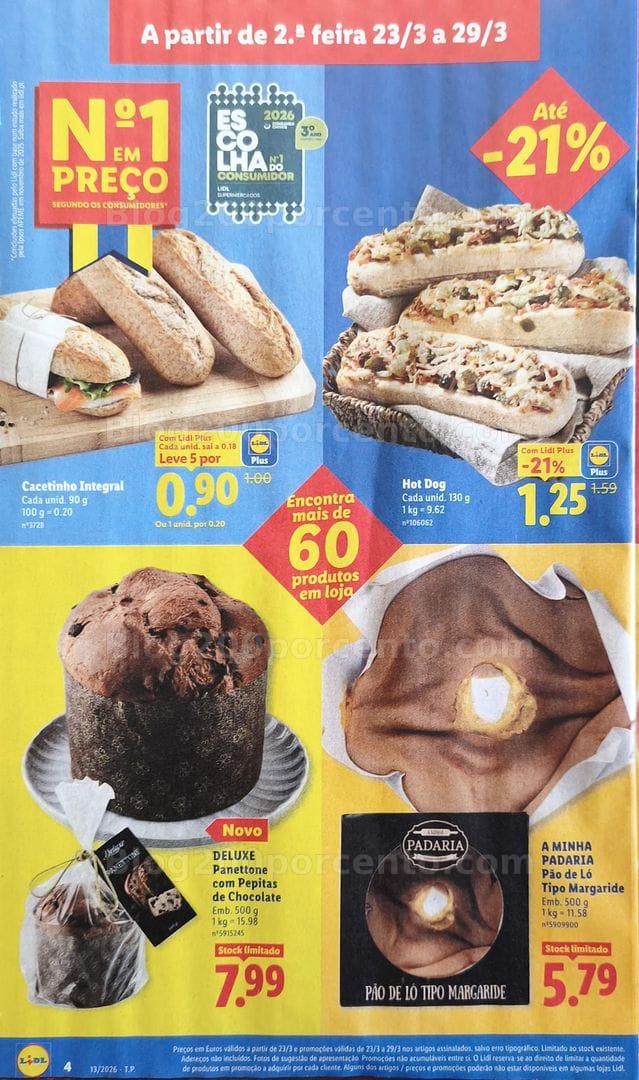 Antevisão Folheto LIDL Promoções de 23 a 29 março