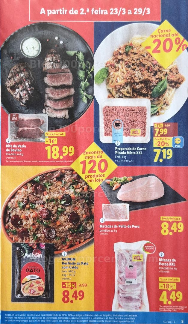 Antevisão Folheto LIDL Promoções de 23 a 29 março