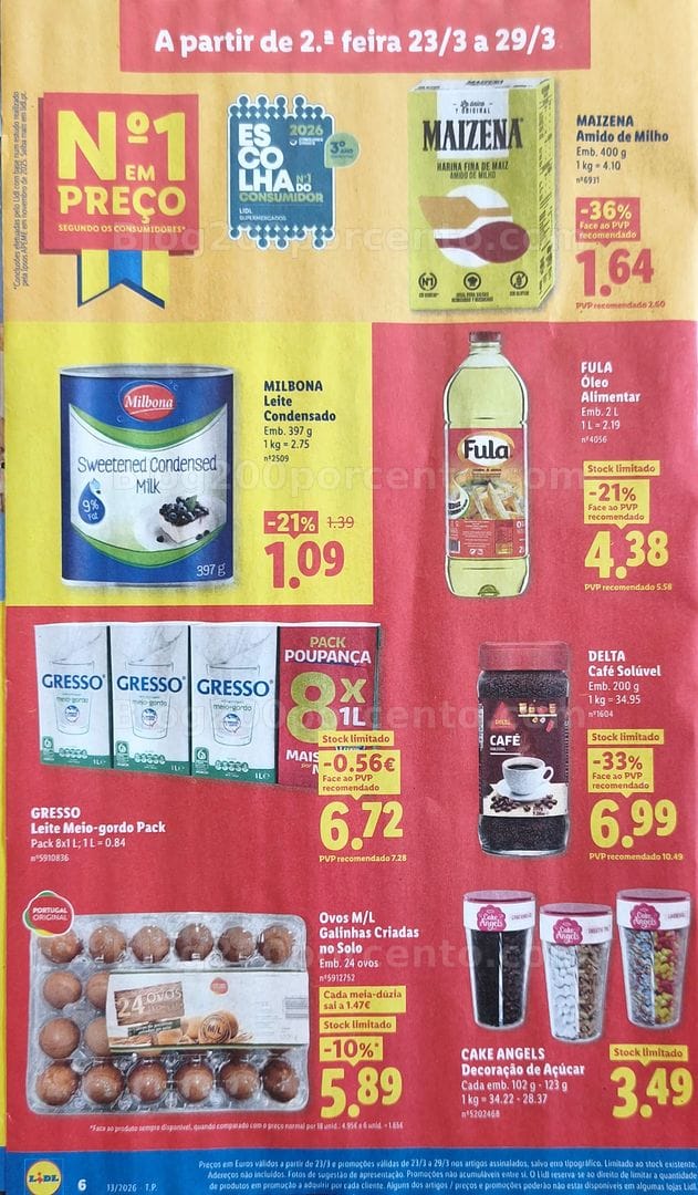 Antevisão Folheto LIDL Promoções de 23 a 29 março